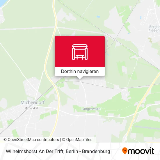 Wilhelmshorst An Der Trift Karte