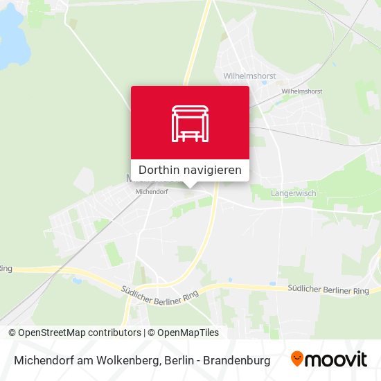 Michendorf am Wolkenberg Karte