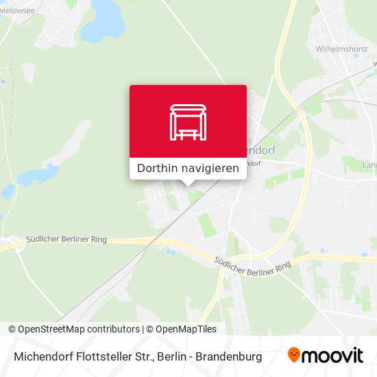Michendorf Flottsteller Str. Karte