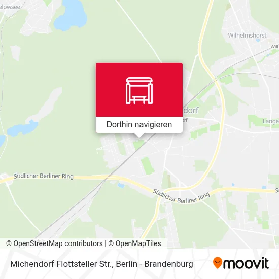 Michendorf Flottsteller Str. Karte