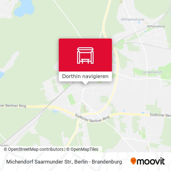 Michendorf Saarmunder Str. Karte