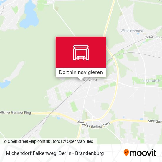 Michendorf Falkenweg Karte