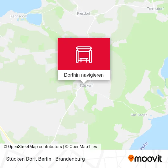 Stücken Dorf Karte