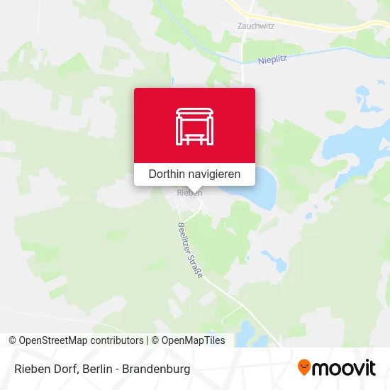 Rieben Dorf Karte
