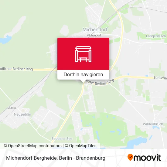 Michendorf Bergheide Karte