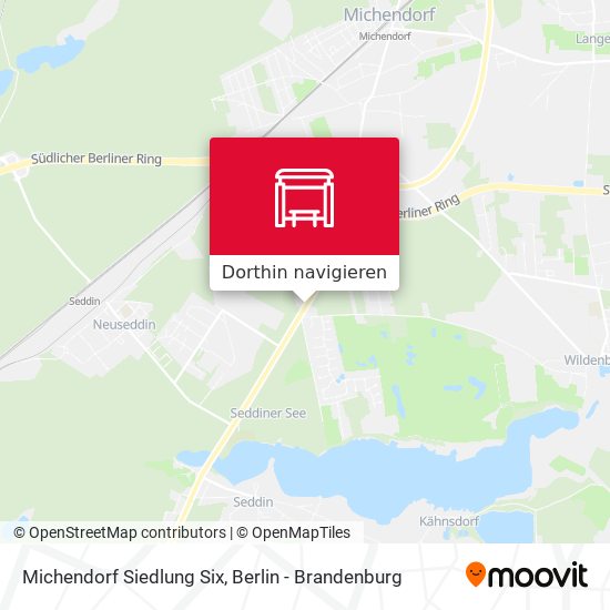 Michendorf Siedlung Six Karte