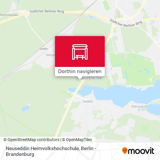 Neuseddin Heimvolkshochschule Karte