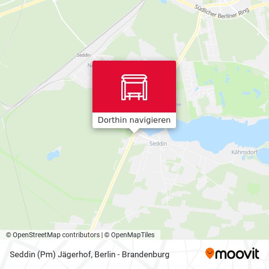 Seddin (Pm) Jägerhof Karte