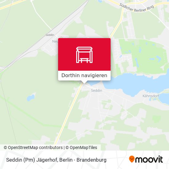 Seddin (Pm) Jägerhof Karte