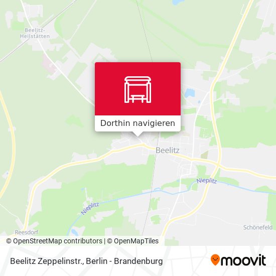 Beelitz Zeppelinstr. Karte
