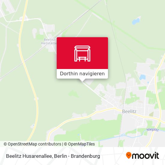 Beelitz Husarenallee Karte