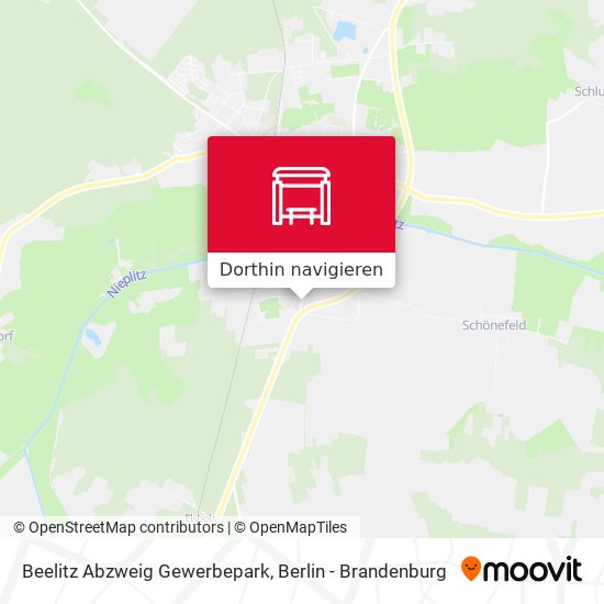 Beelitz Abzweig Gewerbepark Karte