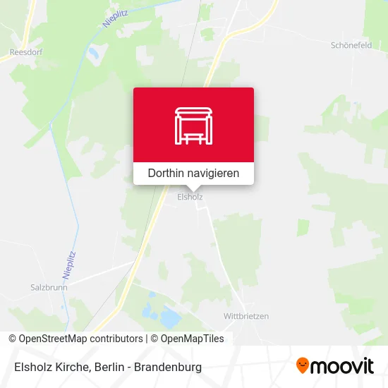Elsholz Kirche Karte