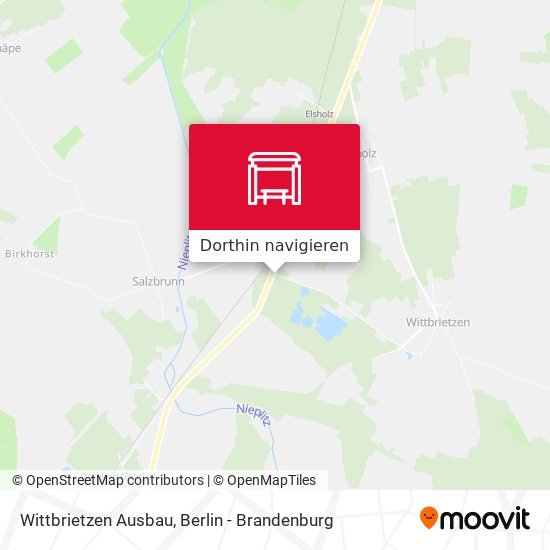 Wittbrietzen Ausbau Karte