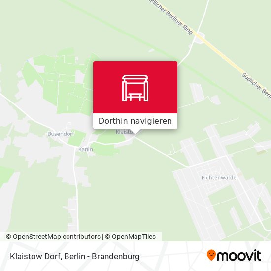 Klaistow Dorf Karte