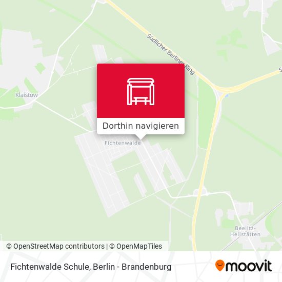 Fichtenwalde Schule Karte