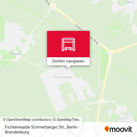 Fichtenwalde Schmerberger Str. Karte