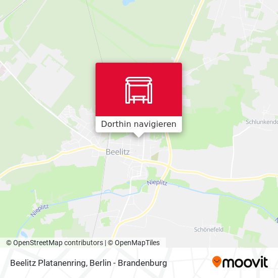 Beelitz Platanenring Karte