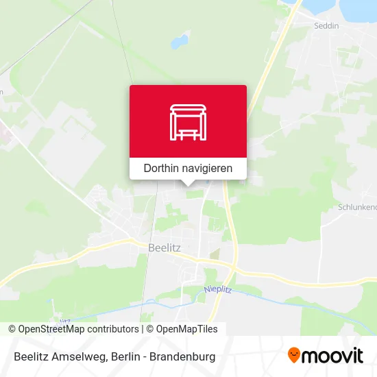 Beelitz Amselweg Karte