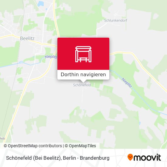 Schönefeld (Bei Beelitz) Karte
