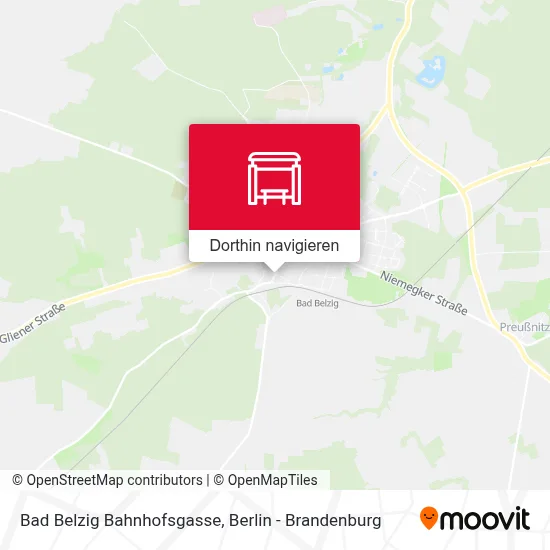 Bad Belzig Bahnhofsgasse Karte