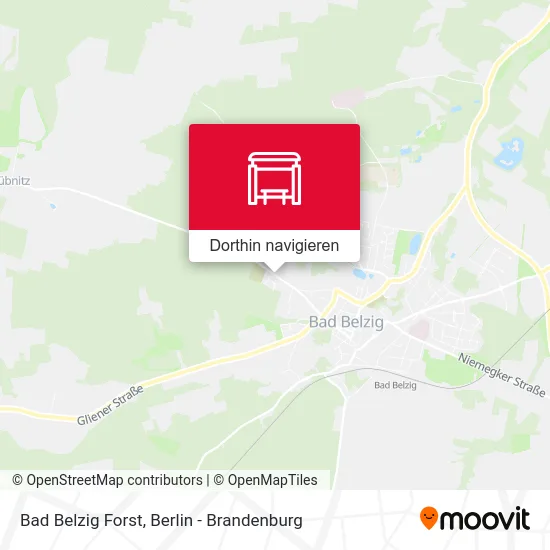Bad Belzig Forst Karte