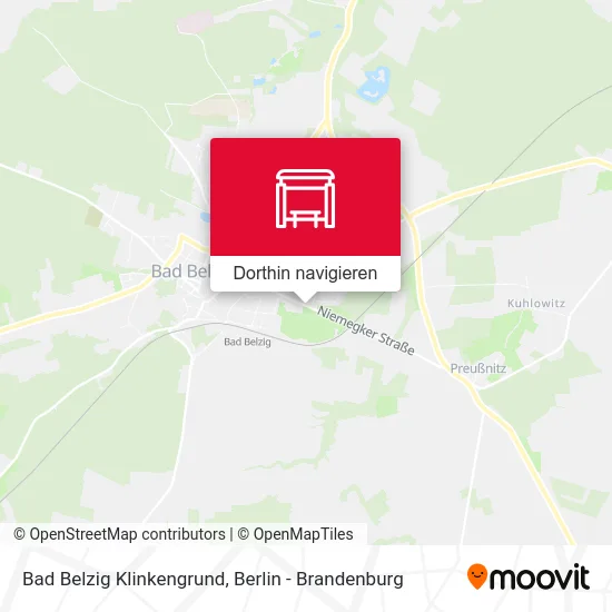 Bad Belzig Klinkengrund Karte
