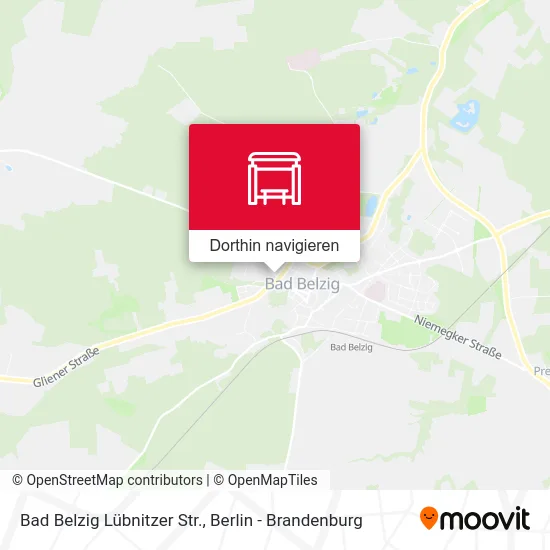 Bad Belzig Lübnitzer Str. Karte