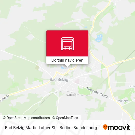 Bad Belzig Martin-Luther-Str. Karte