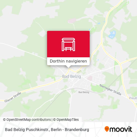 Bad Belzig Puschkinstr. Karte