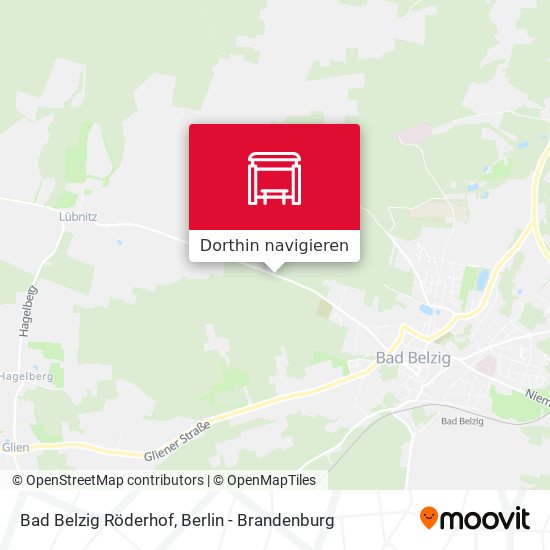 Bad Belzig Röderhof Karte