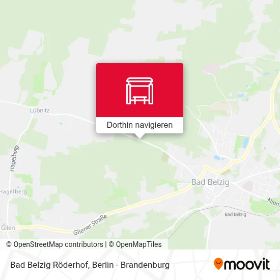 Bad Belzig Röderhof Karte