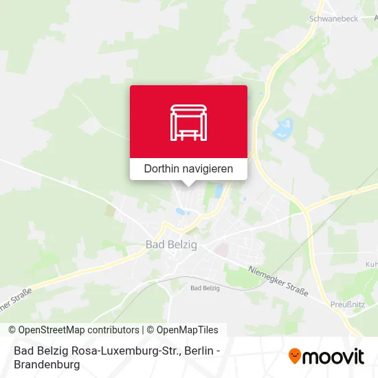 Bad Belzig Rosa-Luxemburg-Str. Karte