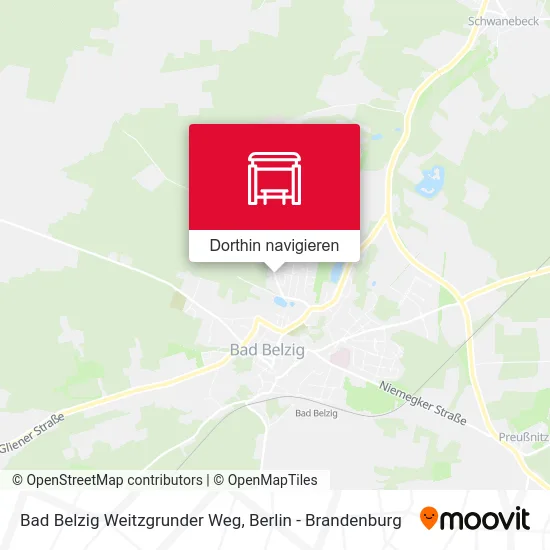 Bad Belzig Weitzgrunder Weg Karte