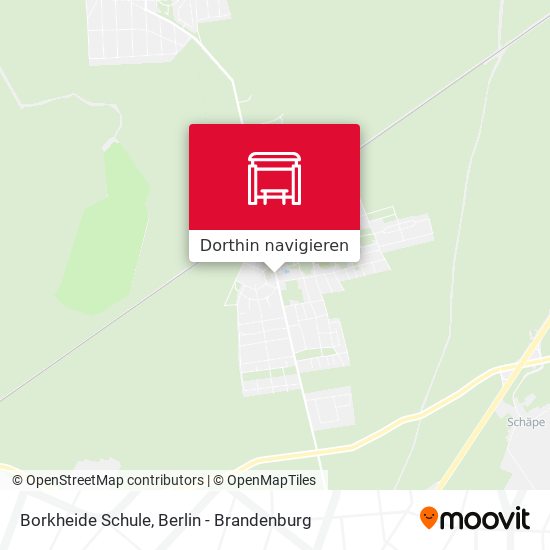 Borkheide Schule Karte