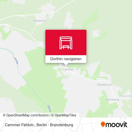 Cammer Feldstr. Karte