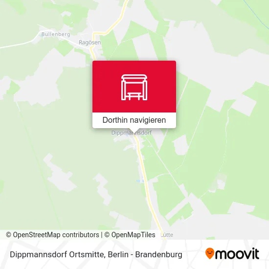 Dippmannsdorf Ortsmitte Karte