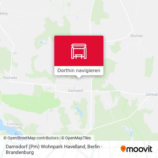 Damsdorf (Pm) Wohnpark Havelland Karte