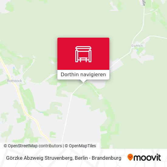 Görzke Abzweig Struvenberg Karte