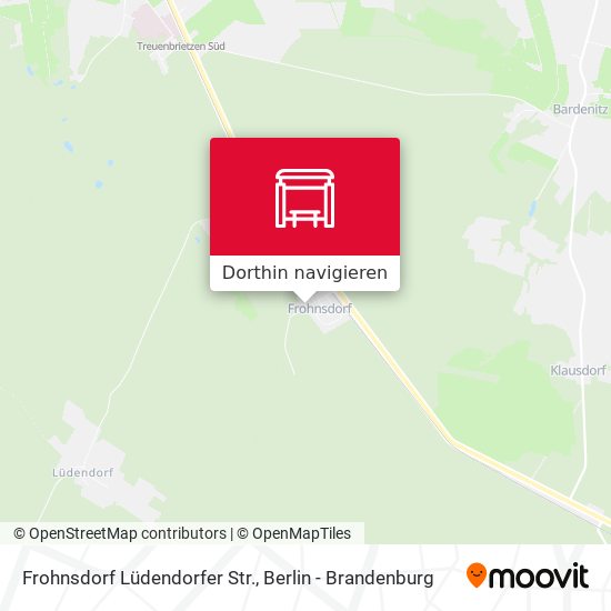 Frohnsdorf Lüdendorfer Str. Karte
