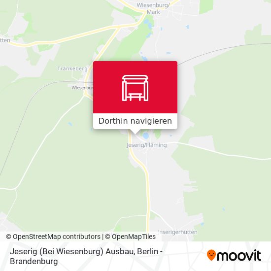 Jeserig (Bei Wiesenburg) Ausbau Karte