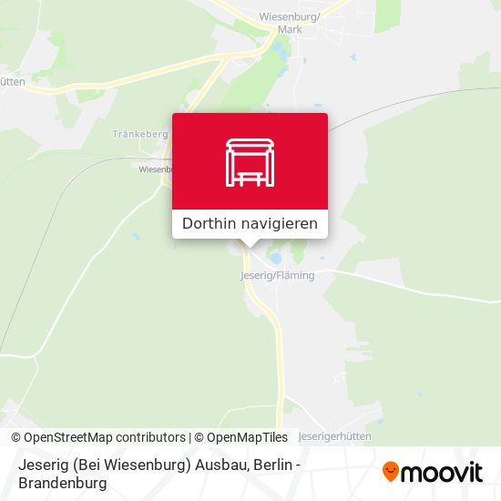 Jeserig (Bei Wiesenburg) Ausbau Karte