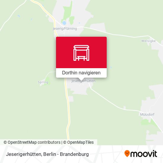 Jeserigerhütten Karte