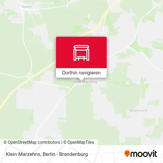 Klein Marzehns Karte