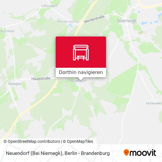 Neuendorf (Bei Niemegk) Karte