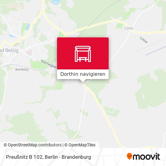 Preußnitz B 102 Karte