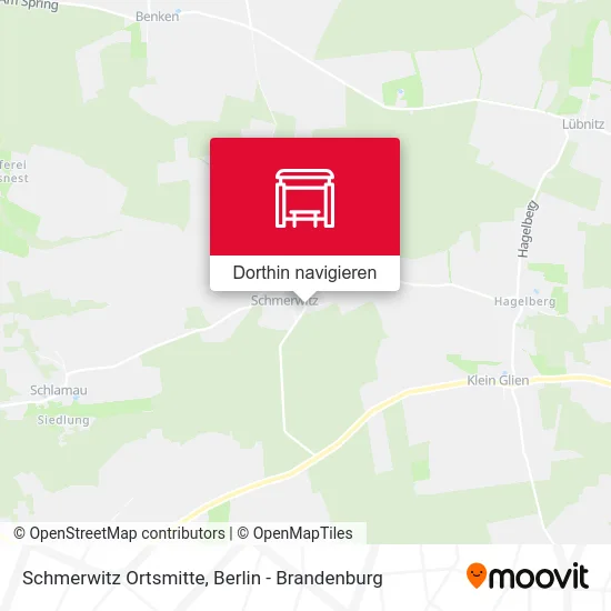 Schmerwitz Ortsmitte Karte