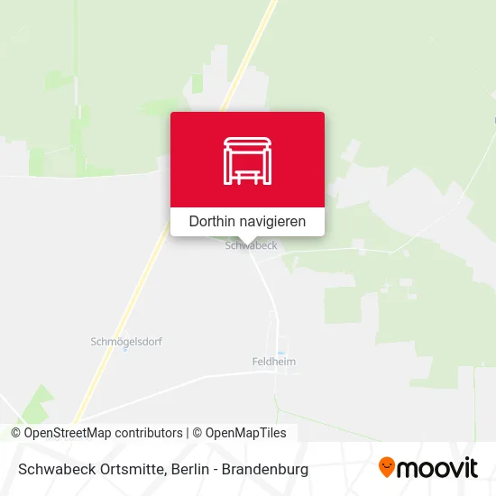 Schwabeck Ortsmitte Karte