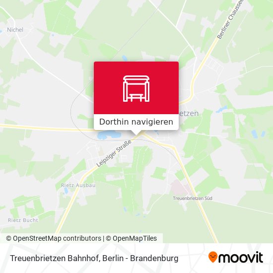 Treuenbrietzen Bahnhof Karte