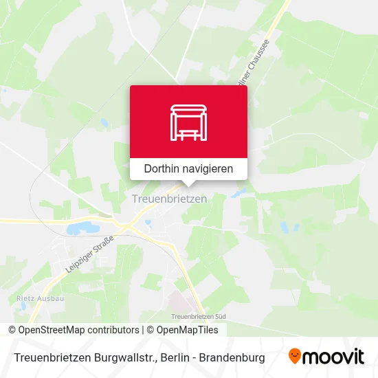 Treuenbrietzen Burgwallstr. Karte